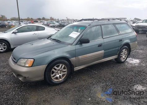2001 Subaru Outback z USA, uszkodzony, nr VIN 4S3BH675917627410